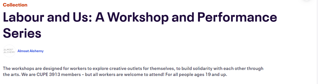 To Help Boost Creative Agency And Solidarity For Workers